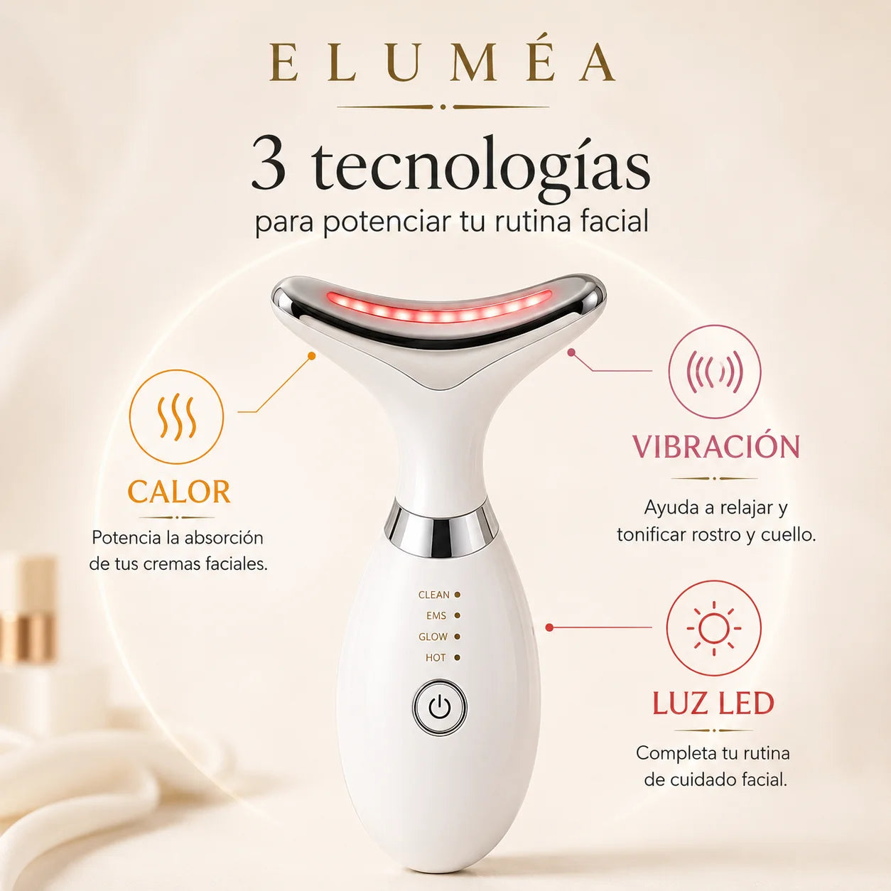 ELUMÉA SculptLift™ | Masajeador Facial Antiarrugas